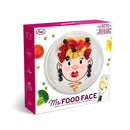 Ms. Food Face Dinner Plate
