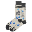 Men's HotSox I Like How You Roll Crew Sock
