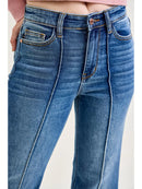 Hw Front Seam Detail & Cuffed Straight