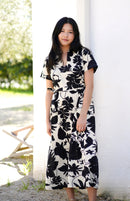 Alice Tie Waist Dress - Black Ivory