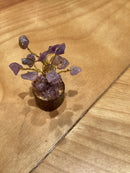 Wooden Base Gemstone Tree - 2"