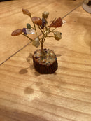 Wooden Base Gemstone Tree - 2"