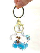 Flower Animal Floaty Key Charm
