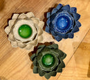 Ceramic Lotus Candle Holder