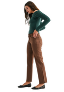 High Rise Straight Ankle "Tummy Tuck" Jeans