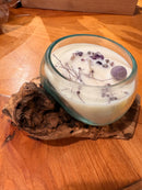 "Balance" Amethyst Mushroom Crystal Candle