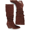 Darlene Boots- Burgundy Suede
