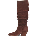 Darlene Boots- Burgundy Suede