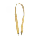 1.5" Yellow Nordic Emb Guitar Strap
