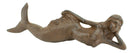 Large Laying Mermaid - Rust