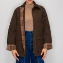 Corduroy Collar Placket Utility Jacket