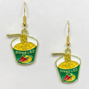 Ramen Instant Noodle Earrings