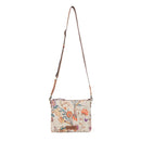 Myra Wildflower Trail Cotton & Leather Crossbody Bag in Sunlit Bloom