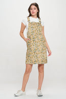 Colorful Blooming Meadow Corduroy Skirtall
