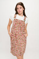 Colorful Blooming Meadow Corduroy Skirtall