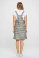 Bee Moth Floral Corduroy Dress