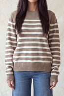 Long Sleeve Striped Sweater Top