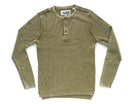 Stonewashed Henley Sweater