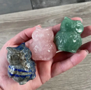 Carved Healing Stone Owl