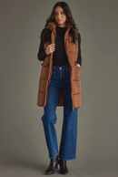Brown Long Vest