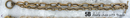 Bronze Bracelet -Double Chain with Toggle