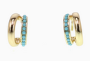 Seed Bead Snug Hoops
