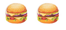 Hamburger Earrings