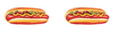 Multicolor Hot Dog Earrings