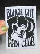Black Cat Fan Club Magnet