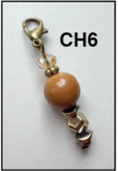 Bronze Stone Charms