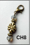 Bronze Stone Charms