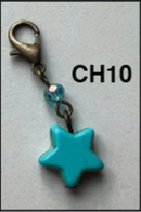 Bronze Stone Charms