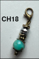 Bronze Stone Charms