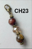 Bronze Stone Charms