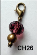 Bronze Stone Charms
