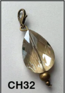 Bronze Stone Charms