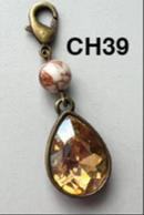 Bronze Stone Charms