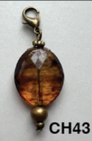 Bronze Stone Charms