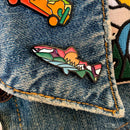 Trout Enamel Pin