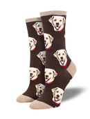 Women's Labrador Socks - Brown