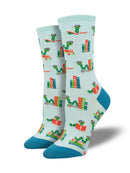 Women's Bookworm Socks - Blue