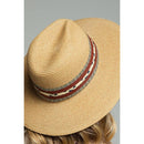 Braided Trim Panama Hat