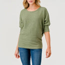 Half Dolman Sleeve Top