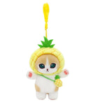 Mofusand Plush Fruit Costume Series Keychain