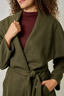 Shawl Collar Long Coat