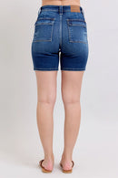 Judy Blue - High Waisted Bermuda's with Back Flap Pocket