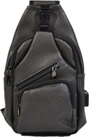 Anti-Theft Packs with Built in USB Charging Cable - Vegan Leather