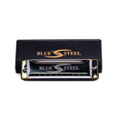 Blue Steel Harmonica Mouth Organ in C