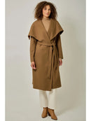 Shawl Collar Long Coat