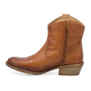 Carlitos Cowboy Ankle Boot - Brandy